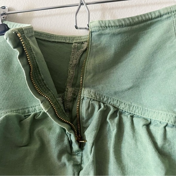 Mother The Ruffle Mini Skirt in Loden Frost Women's 32 - Picture 7 of 13